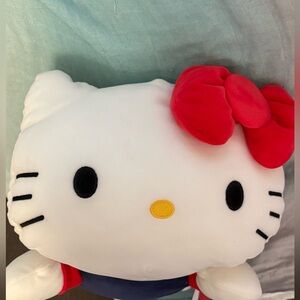 Hello Kitty squishmallow w/red bow-NWT